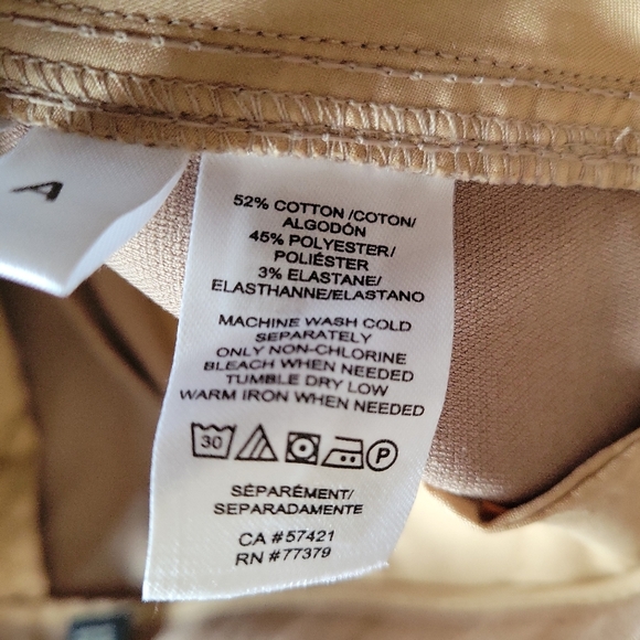 Ann Taylor | Women's Beige Petite High Rise Kate Wide Leg Crop Pant -Size 2P - Picture 13 of 13